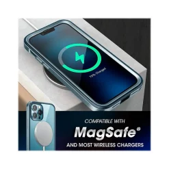 SUPCASE Unicorn Beetle Blue Snap Case with Screen Protector for iPhone 13 Pro (SUP-iPhone2021Pro-6.1-EdgePro-SP-Cerulean)