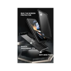 SUPCASE Unicorn Beetle Black Kickstand Case for Samsung Galaxy Z Fold4 (SUP-Galaxy2022-ZFold4-5G-Unicorn-SP-Blac)