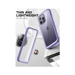 SupCase Unicorn Beetle Deep Purple Slim Case for iPhone 14 Pro Max (SUP-iPhone2022Pro-6.7-UBStyle-Mauve)