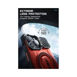 SUPCASE Unicorn Beetle MAG XT MagSafe Rugged Case for iPhone 15 Pro Max, Shock-Absorbing, Metallic Red (SPH23MX67MGXTRD)