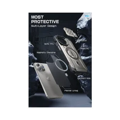 SUPCASE Unicorn Beetle MAG XT MagSafe Rugged Case for iPhone 15 Pro Max, Shock-Absorbing, Titan Gray