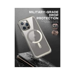 SupCase Unicorn Beetle MAG MagSafe Phone Case for iPhone 15 Pro Max, Gray (SUP-iPhone2023Max-6.7-UBMag-Gray)