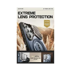 SUPCASE Unicorn Beetle MAG XT MagSafe Bumper Case for Samsung Galaxy S24 Ultra, Shock Absorbing, Metallic Blue (GXYS24U5GMXTTT)