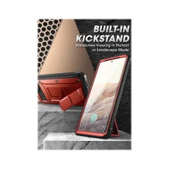 SUPCASE Unicorn Beetle PRO Metallic Red Rugged Holster Case for Google Pixel 6 Pro (SUP-GooglePixel6Pro-UBPro-SP-Ruddy)