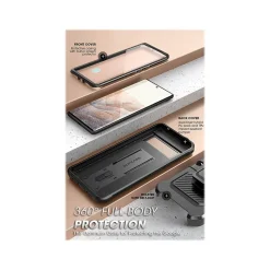 SUPCASE Unicorn Beetle PRO Black Rugged Case for Google Pixel 6 Pro (SUP-GooglePixel6Pro-UBPro-SP-Black)