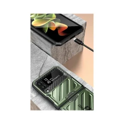 SUPCASE Unicorn Beetle PRO Dark Green Rugged Case for Samsung Galaxy Z Flip4, 5G (SUP-Galaxy2022-ZFlip4-5G-UBPro-Guldan)
