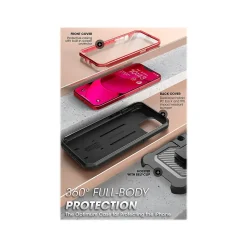SUPCASE Unicorn Beetle PRO Metallic Red Rugged Case for iPhone 14 (SUP-iPhone2021/22-6.1-UBPro-SP-Ruddy)