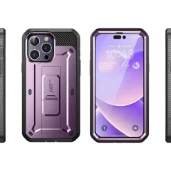 SUPCASE Unicorn Beetle PRO Deep Purple Rugged Case for iPhone 14 Pro (SUP-iPhone2022Pro-6.1-UBPro-SP-Mauve)