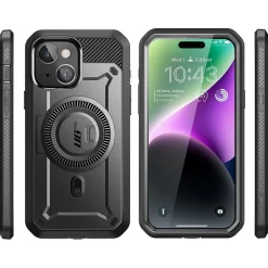 SUPCASE Unicorn Beetle PRO MAG Rugged Case for iPhone 15, Black (SUP-iPhone2023-6.1-MagPro-SP-Black)