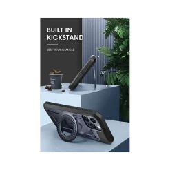 SUPCASE Unicorn Beetle PRO MAG Rugged Case for iPhone 15 Pro Max, Shock-Absorbing, Dark Blue (SPH23MX67MGPSMN)