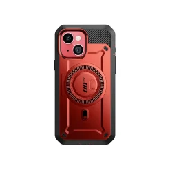 SupCase Unicorn Beetle PRO MAG Rugged Case for iPhone 15, Metallic Red (SUP-iPhone2023-6.1-MagPro-SP-Ruddy)