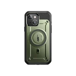 SupCase Unicorn Beetle PRO MAG Rugged Case for iPhone 15, Dark Green (SUP-iPhone2023-6.1-MagPro-SP-Guldan)
