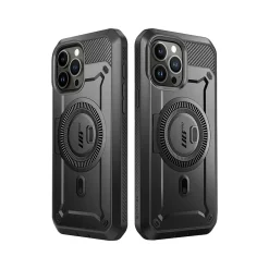SUPCASE Unicorn Beetle PRO MAG Rugged Case for iPhone 15 Pro Max, Shock-Absorbing, Gunmetal