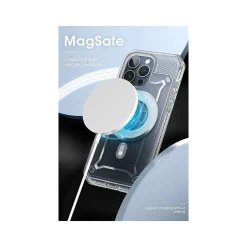 SUPCASE Unicorn Beetle PRO MAG Rugged Case for iPhone 15 Pro, Shock-Absorbing, Clear (SUP-iPhone2023Pro-6.1-MagPro-SP-Clear)