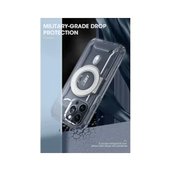 SUPCASE Unicorn Beetle PRO MAG Rugged Case for iPhone 15 Pro, Shock-Absorbing, Clear (SUP-iPhone2023Pro-6.1-MagPro-SP-Clear)