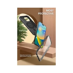 SUPCASE Unicorn Beetle PRO MAG Rugged Case for iPhone 15 Pro, Shock-Absorbing, Gunmetal