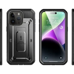 SUPCASE Unicorn Beetle PRO Rugged Case for iPhone 15 Pro Max, Shock-Absorbing, Black (SUP-iPhone2023Max-6.7-UBPro-SP-Black)