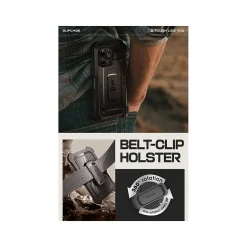 SUPCASE Unicorn Beetle PRO Rugged Case for iPhone 15 Pro Max, Shock-Absorbing, Black (SUP-iPhone2023Max-6.7-UBPro-SP-Black)