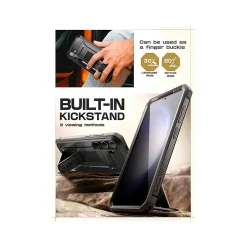 SUPCASE Unicorn Beetle Pro Rugged Case for Samsung Galaxy S24+, Shock Absorbing, Black (GS24PUBPRSP2SBK)