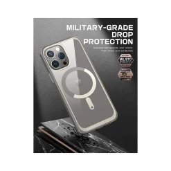 SUPCASE Unicorn Beetle Slim MagSafe Phone Case for iPhone 15 Pro, Gray (SUP-iPhone2023Pro-6.1-UBMag-Gray)