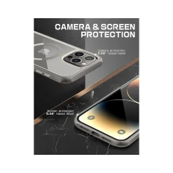 SUPCASE Unicorn Beetle Slim MagSafe Phone Case for iPhone 15 Pro, Gray (SUP-iPhone2023Pro-6.1-UBMag-Gray)