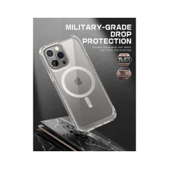 SUPCASE Unicorn Beetle Slim MagSafe Phone Case for iPhone 15 Pro Max, Gray (SUP-iPhone2023Max-6.7-UBMag-Clear)