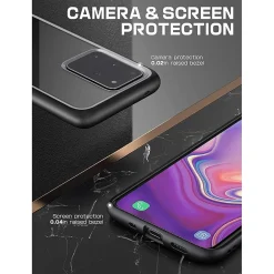 SUPCASE Unicorn Beetle Style Black Slim Case for Galaxy S20 Ultra (S-S20UL-UBS-BK)