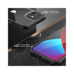 SUPCASE Unicorn Beetle Style MagSafe Rugged Case for iPhone 12 mini, Black (SUP-iPhone2020-5.4-UBStyle-Black)