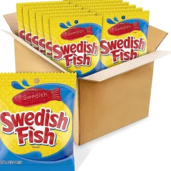 Swedish Fish Original Soft & Chewy Candy, 5 oz, 12/Carton (JAR1506208)