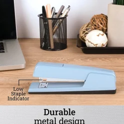 Swingline 747 Classic Metal Stapler, 20-Sheet Capacity, Sky Blue (74708)