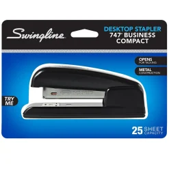 Swingline 747 Desktop Stapler, 25-Sheet Capacity, Black (747100)