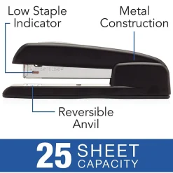 Swingline 747 Desktop Stapler, 25-Sheet Capacity, Black (74732)