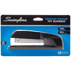 Swingline 747 Desktop Stapler, 25-Sheet Capacity, Black (74732)