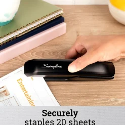 Swingline Eco Friendly Desktop Stapler, 15-Sheet Capacity, Black (54501)
