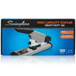 Swingline Heavy Duty Desktop Stapler, 160-Sheet Capacity, Black/Gray (39005)