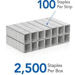 Swingline LightTouch Heavy Duty Staples, 0.63 Leg Length, 2500/Box (90009)