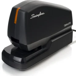 Swingline Optima 50 Electric Desktop Stapler, 50-Sheet Capacity, Staples Included, Black (48209)
