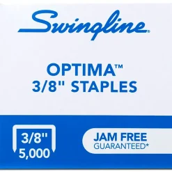 Swingline Optima 50 Electric Desktop Stapler, 50-Sheet Capacity, Staples Included, Black (48209)