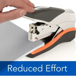 Swingline® Optima® Compact Low Force Stapler, 40 Sheet Capacity, Black/Silver (87842)