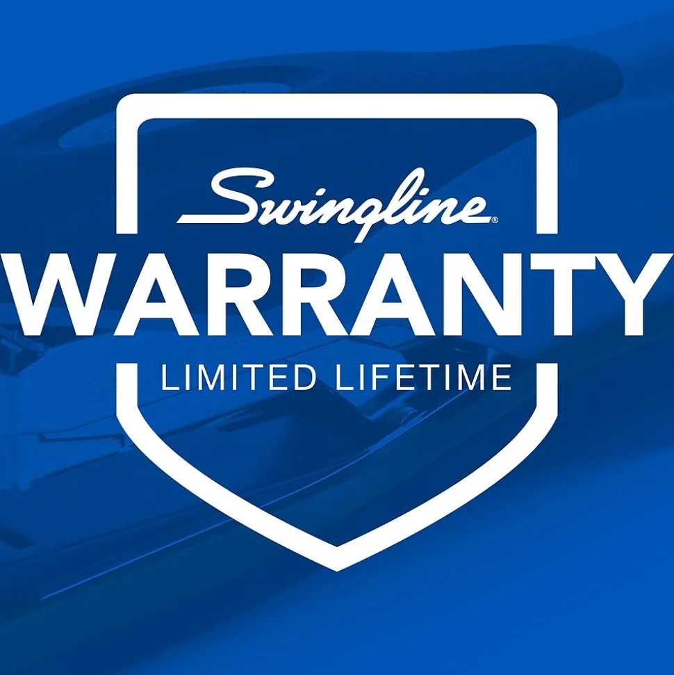 Swingline Optima Desk Stapler, 40 Sheet Capacity, Silver/Black (87845)