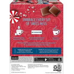 Swiss Miss Chocolate Peppermint Hot Cocoa Mix, Keurig K-Cup Pod, 22/Box (5000355689)