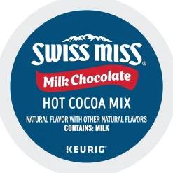 Swiss Miss Milk Chocolate Hot Cocoa, 0.65 oz. Keurig® K-Cup® Pods, 22/Box (1252)