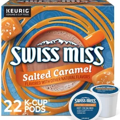 Swiss Miss Salted Caramel Hot Cocoa, Keurig® K-Cup® Pods, 22/Box (5000369264)