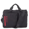 Swiss Mobility Stride Polyester Executive Briefcase, Black (EXB1020SMBK)