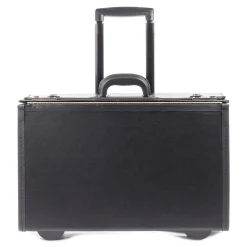 Swiss Mobility Vegan Leather Business Case On Wheels, Black (251622)