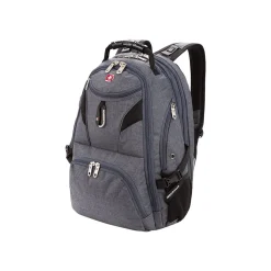 SwissGear ScanSmart Laptop Backpack, Gray Heather Fabric (5977404420)