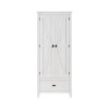 System Build Farmington 71.9" Storage Cabinet with 4 Shelves, Ivory Pine (7533296COM)