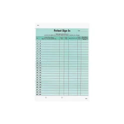 Tabbies 3-Part Patient Sign-in Label Forms, 125/Pack (14532)