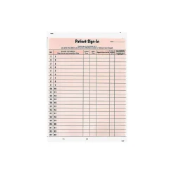 Tabbies Patient Privacy Sign-In Sheets, 2-Part, 125/Pack (TAB14530)