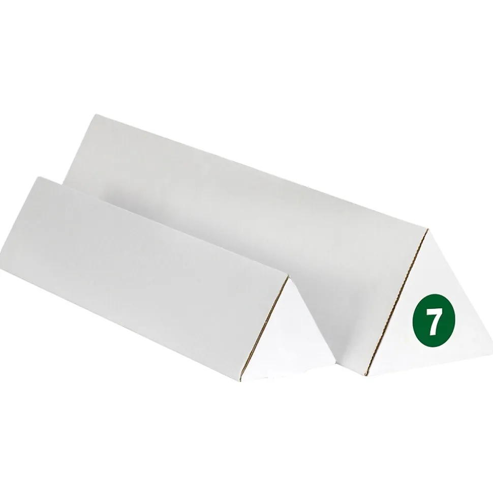 Tape Logic 2" Circle "7" Number Label, Dark Green, 500/Roll